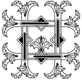 The Hallowed House logo used for the past experiences scrollbar on the experiences page.