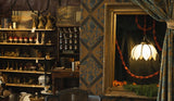 Mobile view of Old Line Market 2025 pop-up with close-up product details and curated vignettes from The Hallowed House booth.