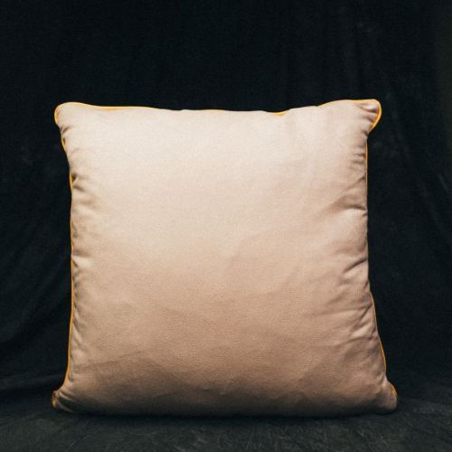 Back view of the Elixir of Life pillow featuring cream velvet for a soft, elegant contrast to the illustrated front.