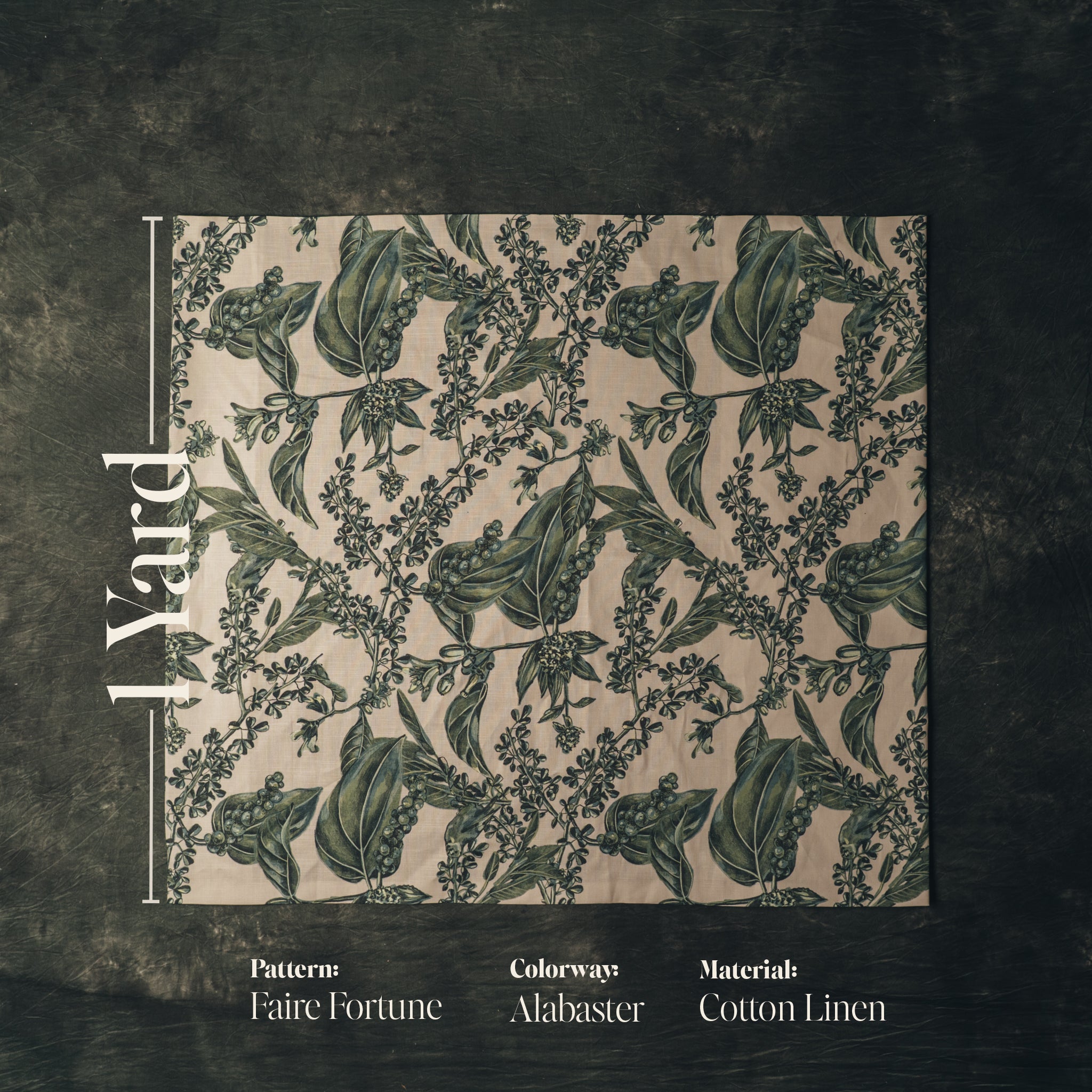 Faire Fortune Fabric | Alabaster