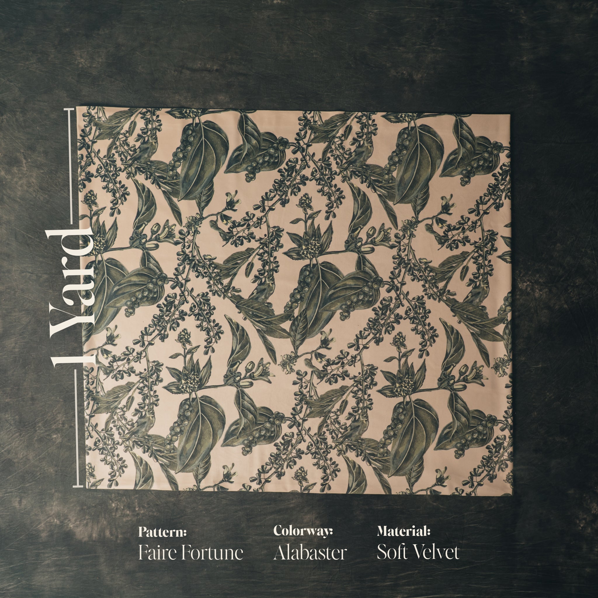 Faire Fortune Fabric | Alabaster