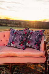 A close up product image of the it may as well be spring 20 x 20 throw pillow