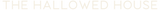 The mobile version of The Hallowed House test logo for the header on the mobile version of the site.