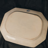 A bottom view of the Priory serving platter 