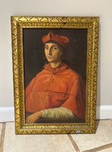 The Cardinal, a Raffaello Sanzio Original Replica Oil Portrait