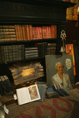 Roundtop Marburger Hallowed House display of Antique books